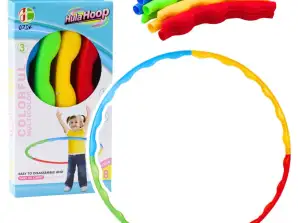 Hula hoop med nitar Vikbar Färgglada 8 stycken 60cm
