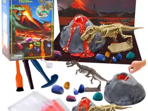Pädagogisches Experiment Explosiver Vulkan Dinosaurier Bausatz