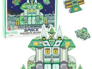 Magnetblöcke Raumstation 4D 66el