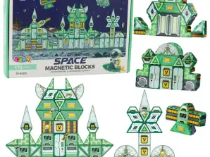 Blocs de construction magnétiques Station spatiale 4D 172el