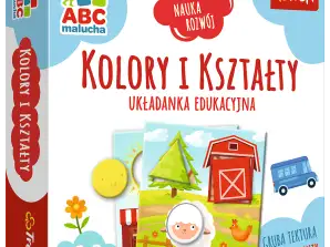 Gioco di puzzle educativo Colori e forme della serie ABC per bambini Trefl 01939