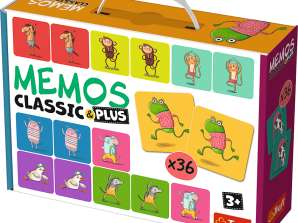 Memos Classic og Plus-spill. Bevegelse og lyd kjæledyr Trefl 02271