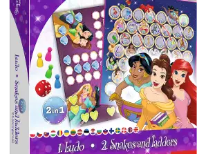 Gioco 2 in 1 Cinese / Serpenti e Scale Principessa Disney Principessa Trefl 02418