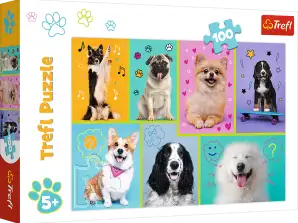 Puzzle In der Welt der Hunde Trefl 16421