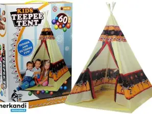 Indian Playhouse Tipi Tent 60 Ballen 155 cm