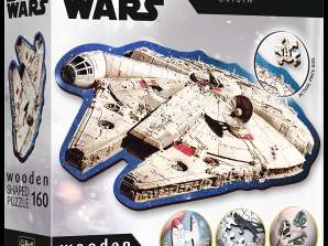 Wooden puzzle Star Wars 160 pcs Millennium Falcon Trefl 20189