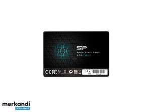 Silisium Power SSD 512GB 2.5 SATAIII A55 7mm Full Cap Bl SP512GBSS3A55S25