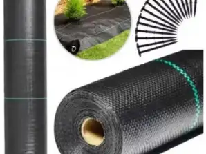 Schwarzes Agrotextil 100 cm x50m UV 70g Anti-Unkrautanker Agrotextil