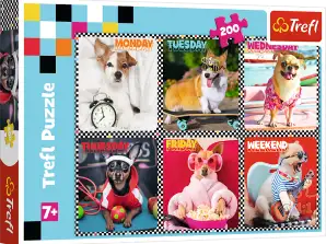 Puzzle 200 Glückliche Hunde Trefl 13279
