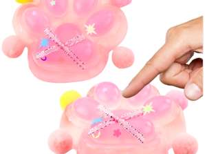 Squishy Katzenpfote Anti-Stress Sensorischer Squishy Bogen Transparent