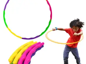 Hula Hoop med nitar vikbar färgglad 7El diameter 50cm