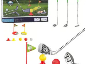Set de golf pour enfants Clubs Balles Drapeaux Sous-verres 48el