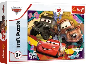 Puzzle 30 auto in corsa Disney Cars 3 18293
