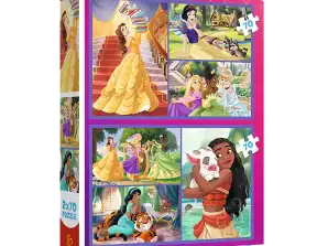 Puzzle 2x70 Märchentage Disney Prinzessin 34440