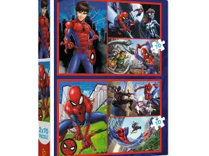 Puzzle 2x70 Storie di Ragno Disney Marvel Spiderman Club 34443