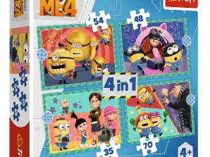 Puzzle 4in1 Verrückte Schergen von Trefl 34648