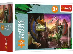 MiniMaxi-puslespill Møt dinosaurenes verden Trefl 56036