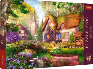 Jigsaw Puzzle 1000 Premium Plus Tea Time: Niedliche Hütte im Wald Trefl 10804