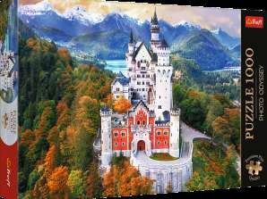Puzzle 1000 Premium Plus Foto-Odyssee: Schloss Neuschwanstein Trefl 10813