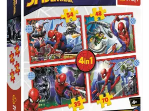 Puzzle 4in1 Heroic Spider Man Trefl 34384
