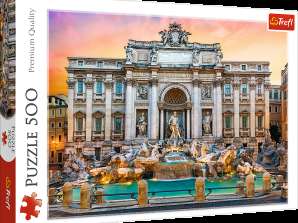 Rompecabezas 500 uds. Fontana de Trevi. Roma de Clubes 37292