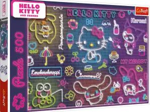 Puslespil 500 Neon Hello Kitty Trefl 37523