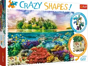 Puzzle 600 Verrückte Formen Tropical Island 11113