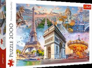 Jigsaw Puzzle 2000 Wochenende in Paris 27125