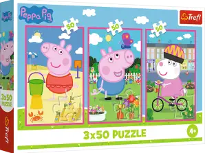 Palapeli 3x50 Ystävyyden voima Peppa PigMix 70 34877
