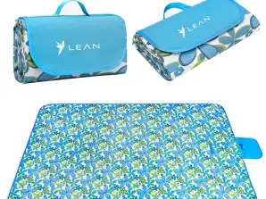 Cobertor de piquenique de praia dobrado com flores LEAN 150 x 200cm