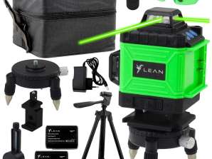 4D Planar Laser Level 16 Lines Bag 2 Batteries Green