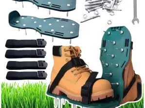 Dessus de chaussures Aerator Scarificateur avec pointes d’herbe