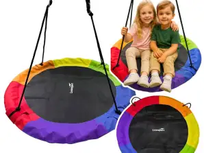 Altalena da giardino nido di cicogna per bambini colorato 100cm
