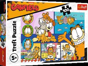 Legpuzzel 100 Lazy Garfield Trefl 16521