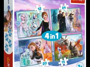 Пазл 4в1 15.12.20.24 Удивительный мир Frozen Trefl 34381