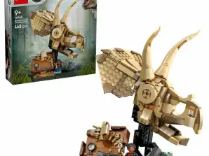 LEGO 76969 JURSKÝ SVĚT Dinosauří kostry: Triceratopsova lebka