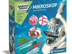 Clementoni : Du plaisir scientifique. Expériences avec le microscope 50806