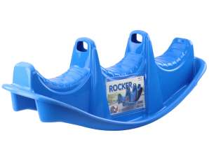 Rocker Three-Person Rocker Hippo Adesivi Blu