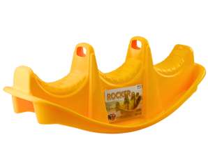 Rocker Three-Person Rocker Dog Cradle Adesivi Giallo