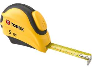 TOPP 27C385 Linjal i valset stål 5 m x 19 mm
