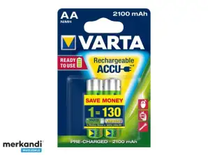 Varta batteri NiMH Mignon AA 2100mAh blisterpakning (2-pakning) 56706 101 402