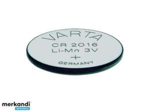 Varta Batterie Lithium Knopfzelle CR2016 Blister (1 embalagem) 06016 101 401