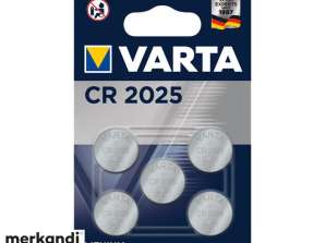 Bateria de lítio Varta, Knopfzelle CR2025 Blister (5 unidades) 06025 101 415