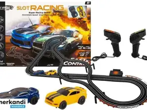 Rennstrecke 2 Autos Controller Slotcars 1:64