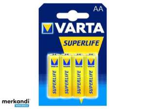 Batterie Varta Superlife R06 Mignon AA 4 St.