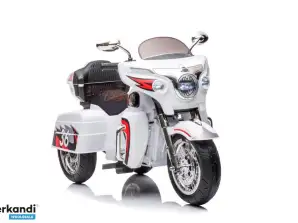 Akkukäyttöinen kolmipyöräinen moottori Goldwing valkoinen
