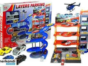 Niveau Parkeren Track Lift 4 Auto's Helikopter