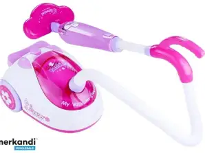 Reinigungsset Spielzeug Batteriebetriebener Staubsauger 2 Spitzen Rosa