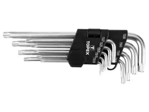 TOP 35D951 Pentagonal keys TS10 50. set of 9 pcs.