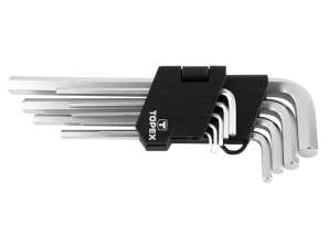 Sekskantnøkler 1.5 10 mm. sett 9 stk.